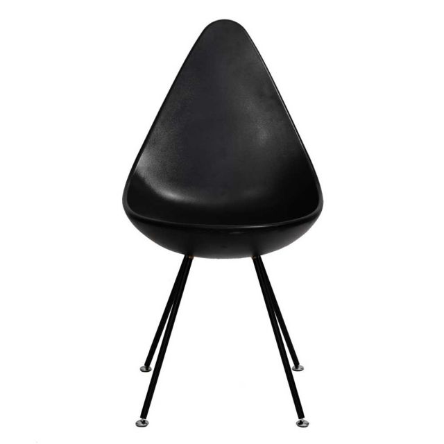 Ghế cafe giọt nước nhựa ABS chân sắt GAK8112