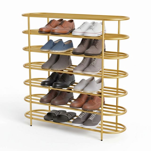 Kệ giày 7 tầng 120x35x110cm khung sắt KG68077