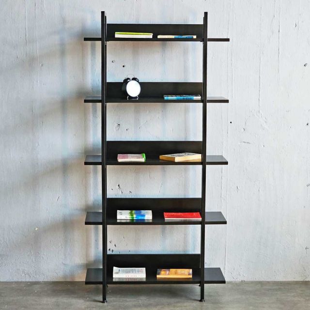 Kệ sách VASEN 5 tâng 80x32x161cm gỗ cao su KS68261