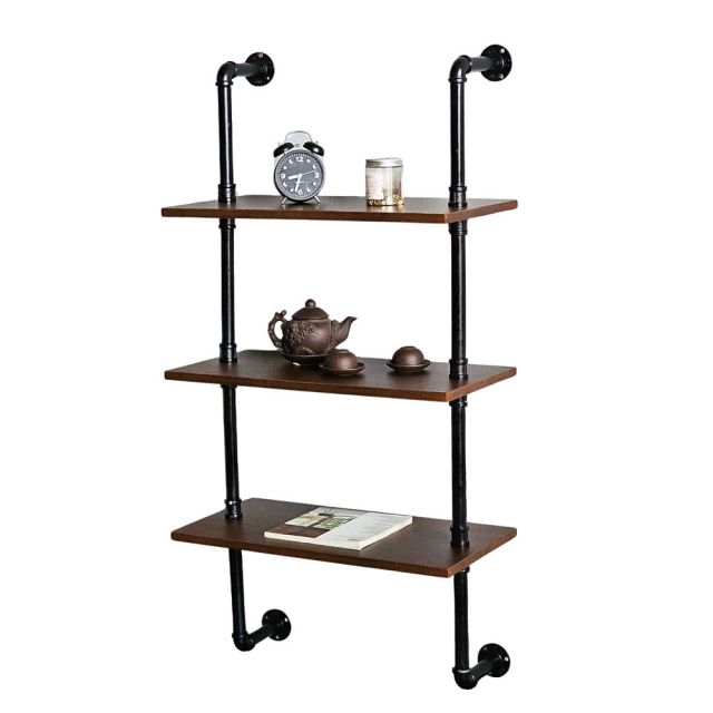 Kệ ống nước treo tường 3 tầng 60x30x120cm gỗ cao su KTT68024 Kệ ống nước treo tường 3 tầng 60x30x120cm gỗ cao su KTT68024