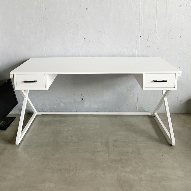 Bàn làm việc có tủ 150x60x75cm gỗ cao su BD68126