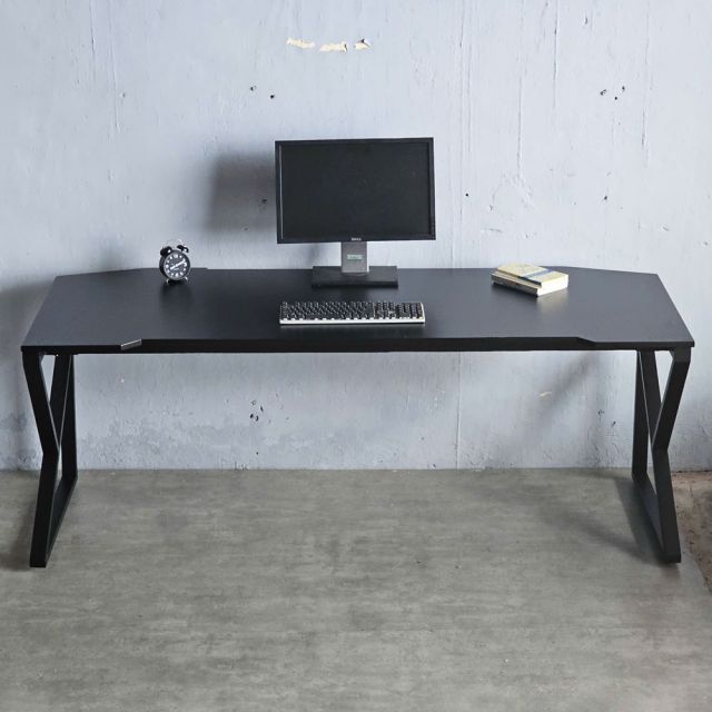 Bàn Gaming chữ K 200x80cm gỗ cao su GD68092