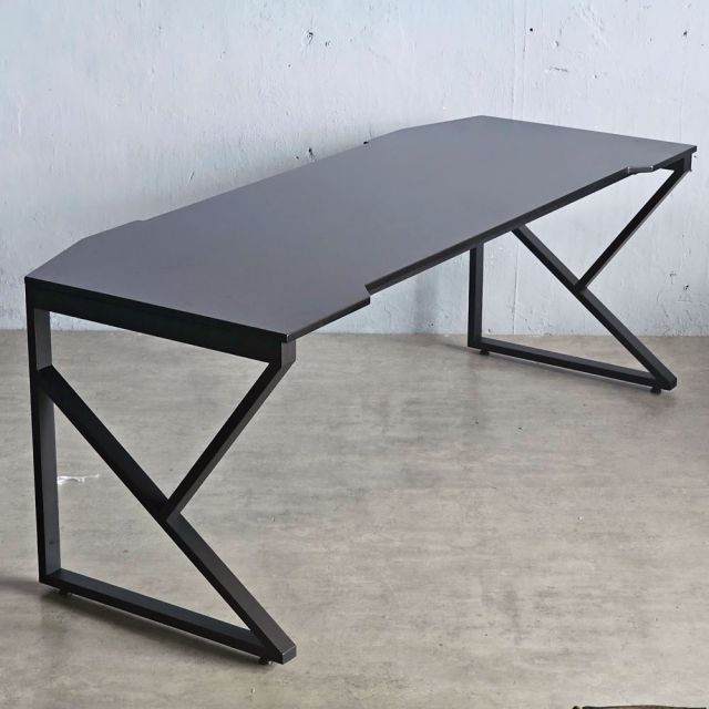 Bàn Gaming chữ K 200x80cm gỗ cao su GD68092