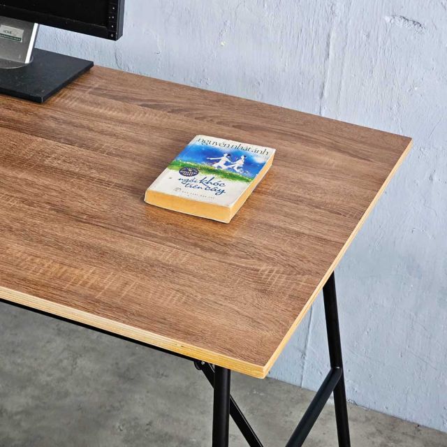 Bàn làm việc gấp gọn ARGON 140x70cm gỗ plywood SPD68223