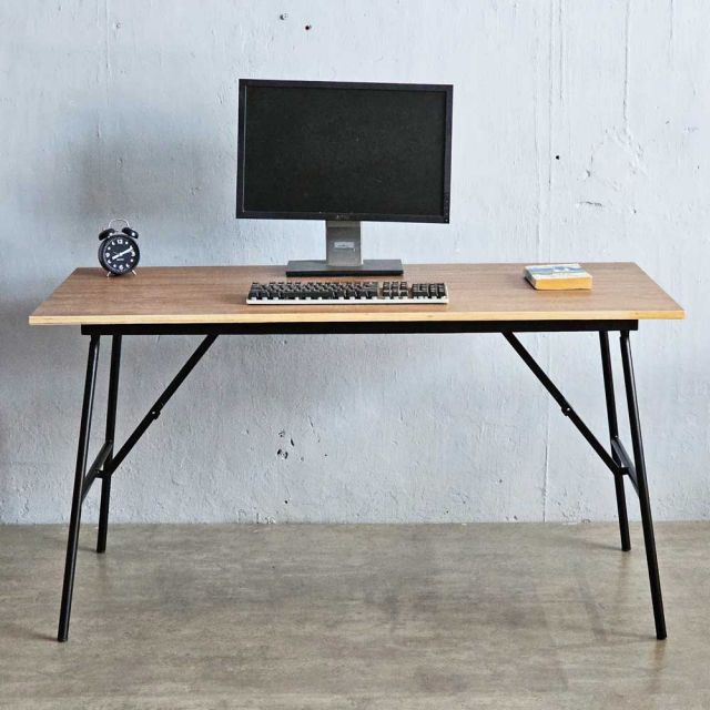 Bàn làm việc gấp gọn ARGON 140x70cm gỗ plywood SPD68223