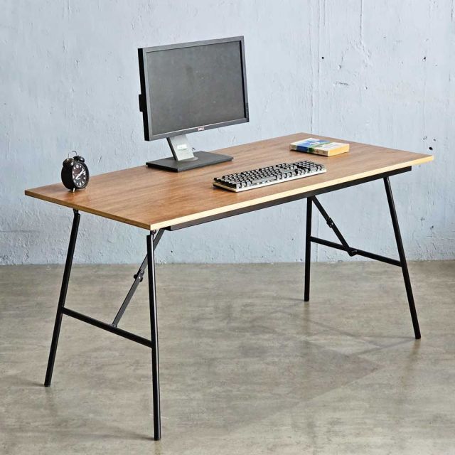 Bàn làm việc gấp gọn ARGON 140x70cm gỗ plywood SPD68223