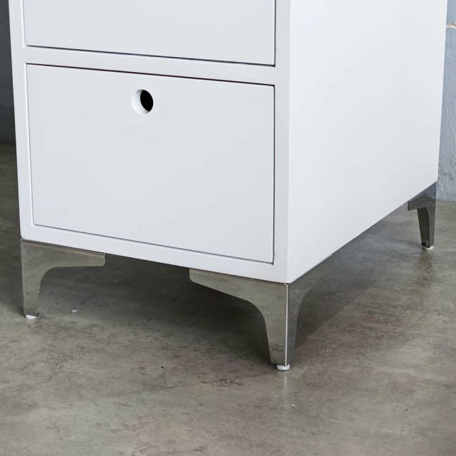 Bàn làm việc có tủ 140x50cm gỗ cao su BD68125
