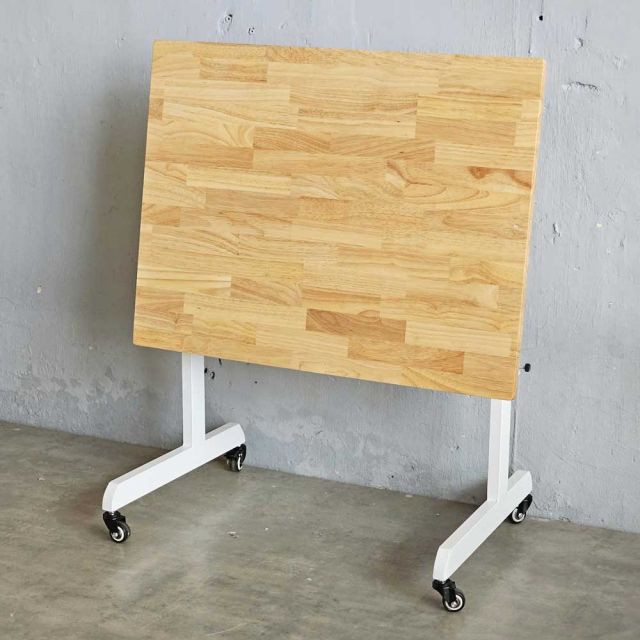 Bàn làm việc gấp gọn 80x60cm chân có bánh xe SPD68190