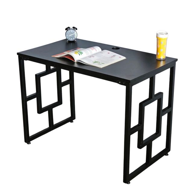 Bàn làm việc 100x60cm gỗ cao su chân sắt SPD68222 Bàn làm việc 100x60cm gỗ cao su chân sắt SPD68222