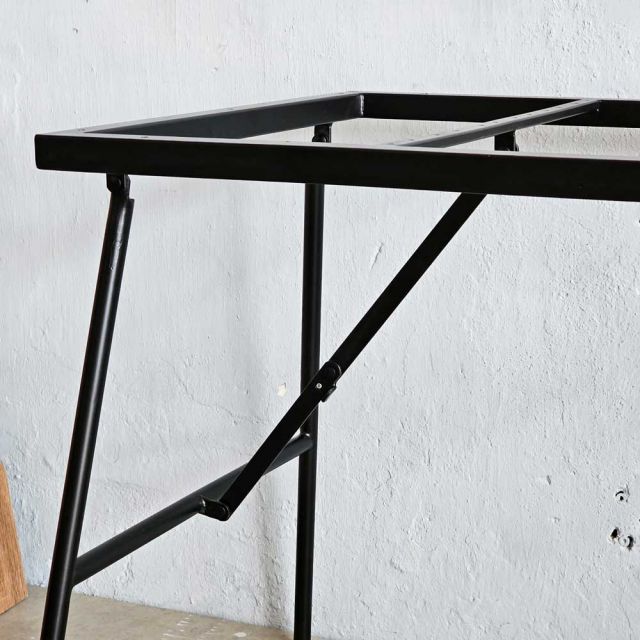 Chân sắt gấp gọn ARGON cho bàn 140x70cm sơn tĩnh điện CHB68063
