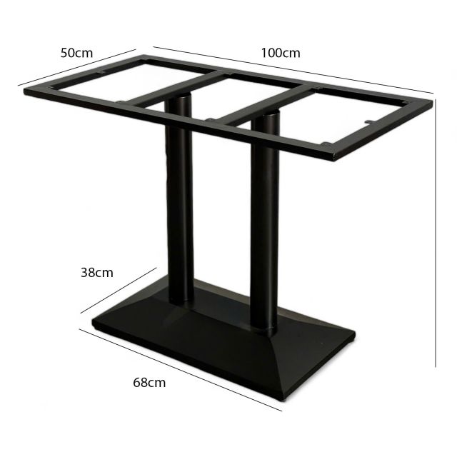 Chân đôi bàn cafe mâm cao CHBCF042