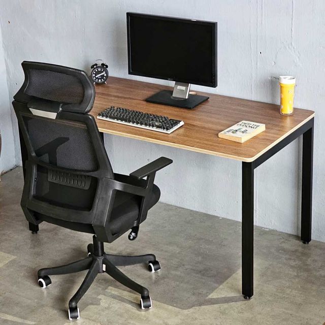 Combo bộ bàn ghế làm việc 140x70cm chân sắt CB68207