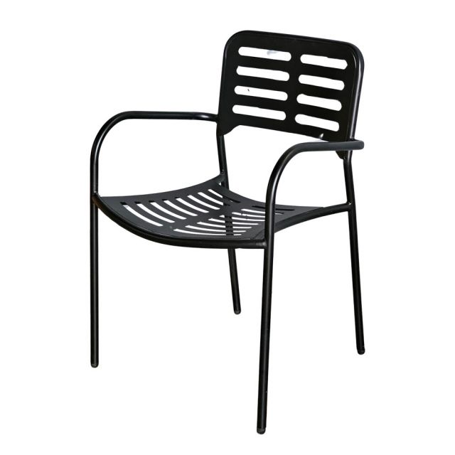 Ghế sắt ngoài trời có tay vịn GCF219