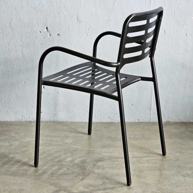 Ghế sắt ngoài trời có tay vịn GCF219