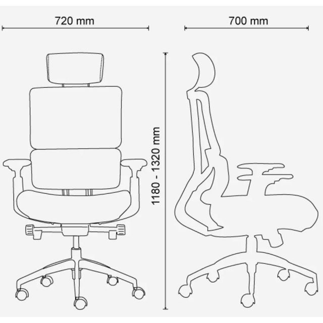 Ghế công thái học ASTON01