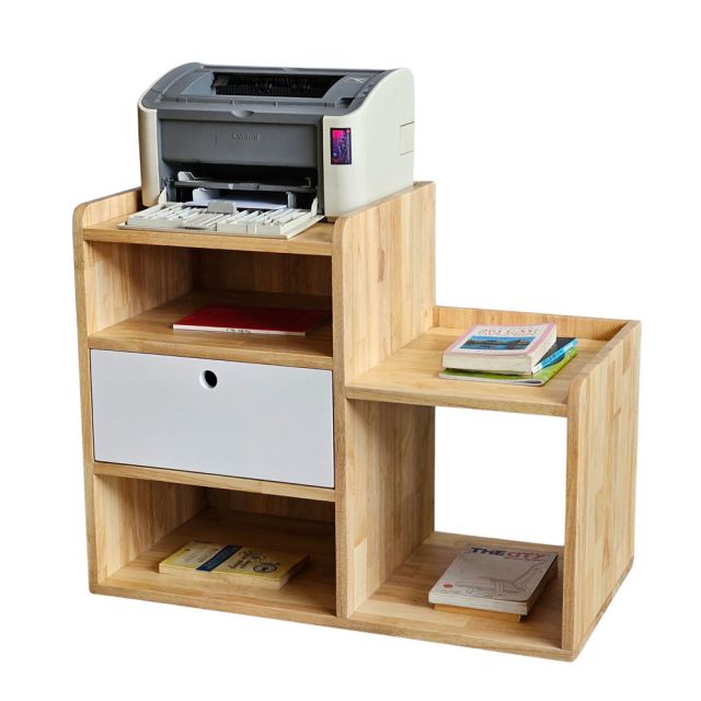 Kệ máy in 76x40x60cm gỗ cao su KMI68003 Kệ máy in 76x40x60cm gỗ cao su KMI68003