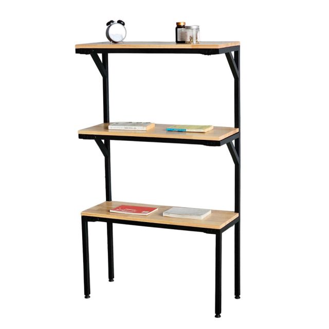 Kệ trưng bày 3 tầng 80x30x135cm gỗ cao su KTB68192 Kệ trưng bày 3 tầng 80x30x135cm gỗ cao su KTB68192