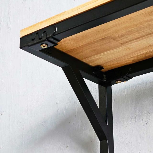 Kệ trưng bày 3 tầng 80x30x135cm gỗ cao su KTB68192