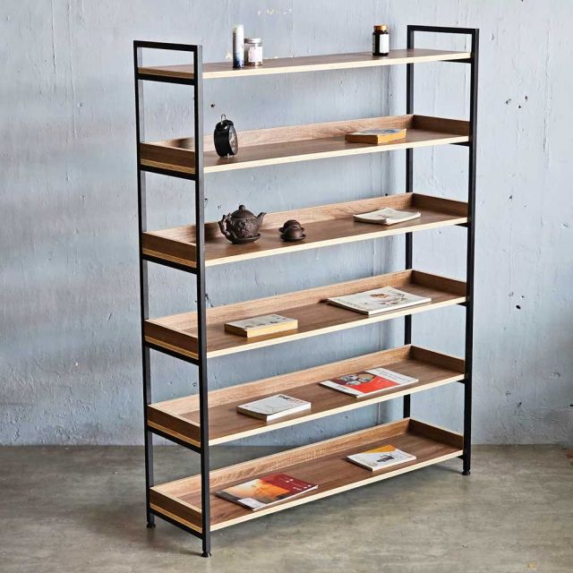 Kệ sách 6 tầng 120x34x160cm gỗ plywood KS68263