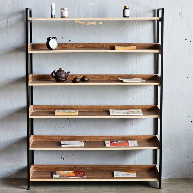 Kệ sách 6 tầng 120x34x160cm gỗ plywood KS68263