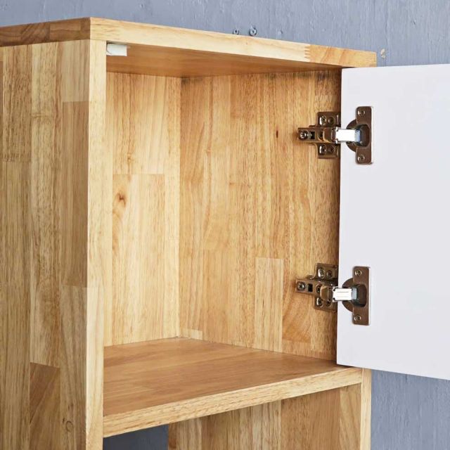 Kệ trang trí 40x30x160cm gỗ cao su KS68264