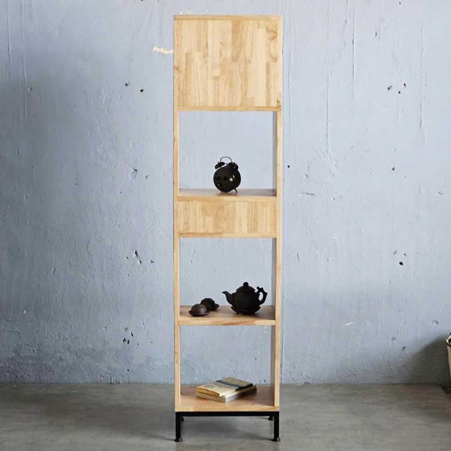 Kệ trang trí 40x30x160cm gỗ cao su KS68264