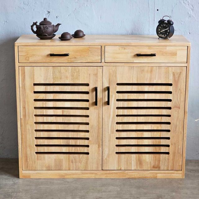 Tủ để đồ 100x30x83cm gỗ cao su KTB68195