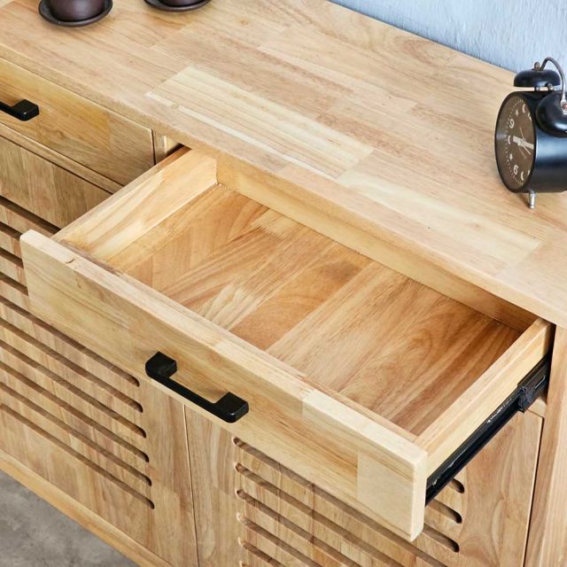 Tủ để đồ 100x30x83cm gỗ cao su KTB68195