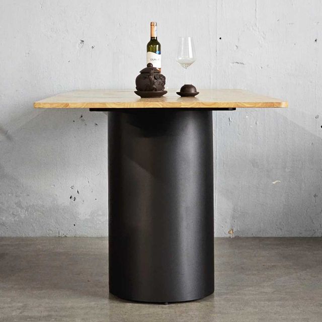 Bàn ăn chữ nhật 160x80cm gỗ cao su BA68201