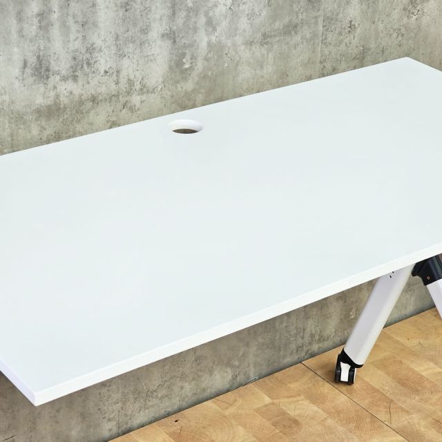 Bàn đào tạo gấp gọn 120x60cm chân sắt di động SPD68224