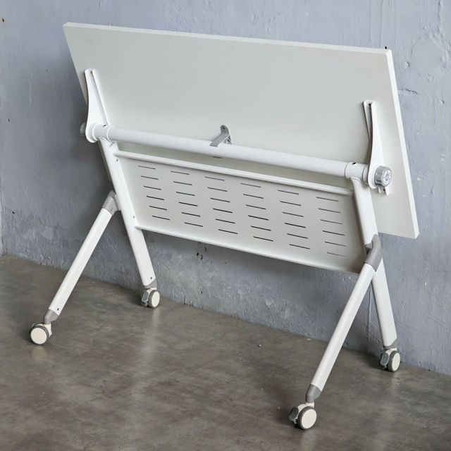 Bàn đào tạo gấp gọn 120x60cm chân sắt di động SPD68224