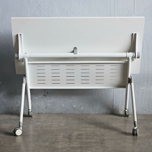 Bàn đào tạo gấp gọn 120x60cm chân sắt di động SPD68224