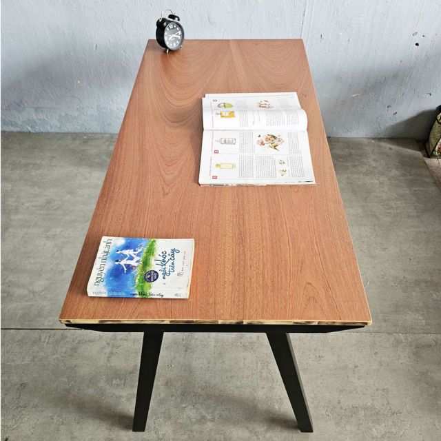 Bàn làm việc 120x60cm ván otim phủ veneer gỗ xoan hệ PLY HBPL025