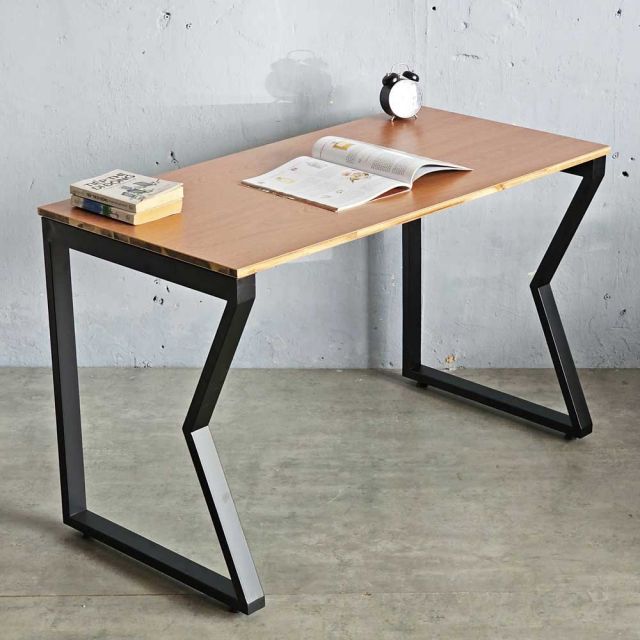 Bàn làm việc 120x60cm ván otim veneer gỗ xoan HBMC037