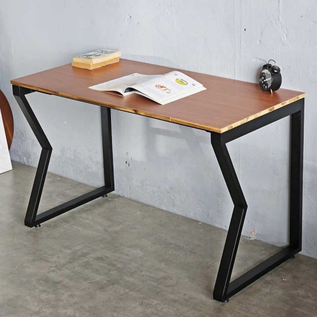 Bàn làm việc 120x60cm ván otim veneer gỗ xoan HBMC037