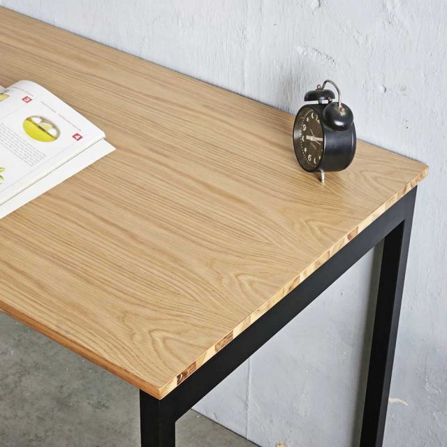 Bàn làm việc 120x60cm ván otim veneer gỗ sồi HBSL40