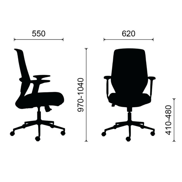 Ghế lưới văn phòng HOM1110-T02