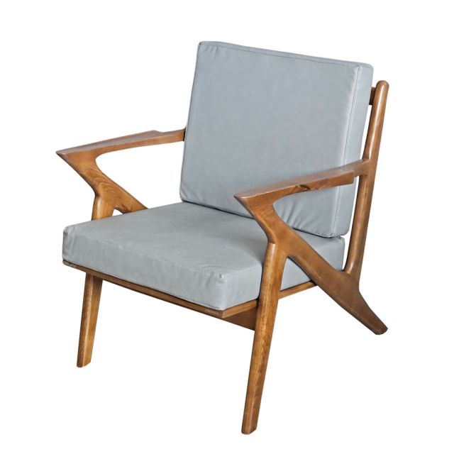 Ghế sofa Z Armchair bọc da simili gỗ Ash GSD68098 Ghế sofa Z Armchair bọc da simili gỗ Ash GSD68098