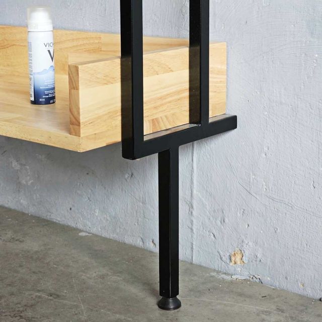 Kệ sách áp tường 84x28x180cm gỗ cao su KS68267