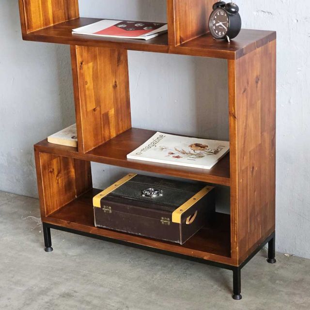 Kệ sách 5 tầng 80x30x190cm gỗ tràm KS68272