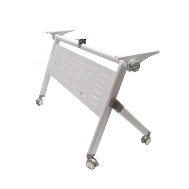 Bàn đào tạo gấp gọn 120x60cm chân sắt di động SPD68224