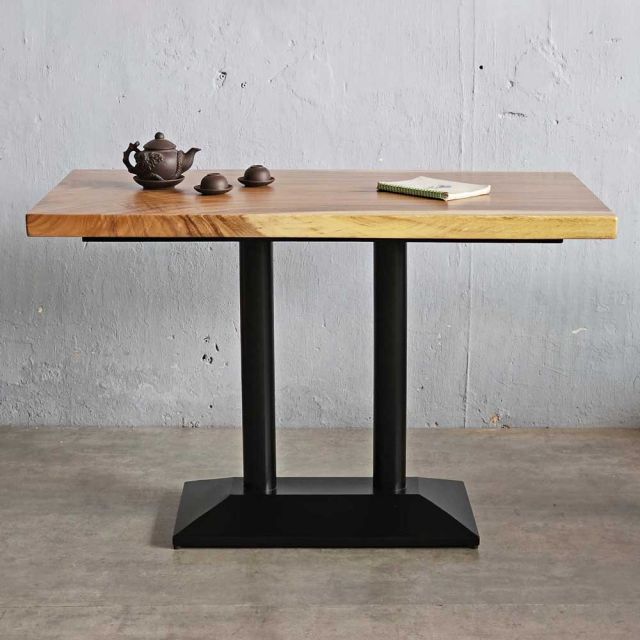 Bàn nhà hàng/cafe chữ nhật 120x65cm gỗ me tây CFD68235