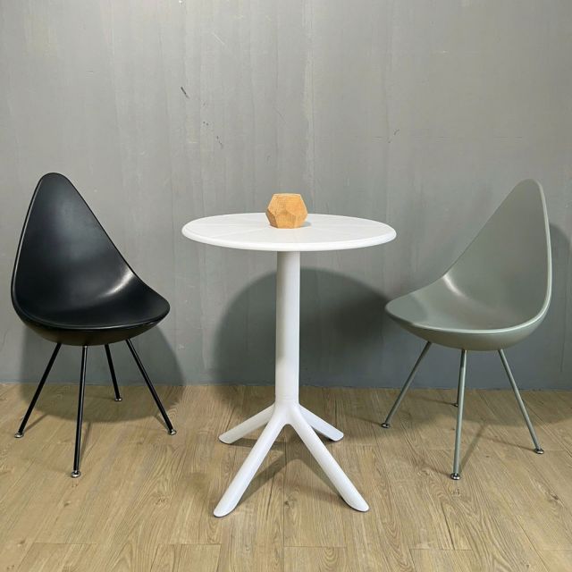 Bàn cafe tròn đk 60cm nhựa PP CFD68236