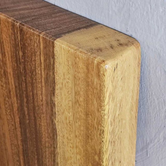 Mặt bàn gỗ me tây 120x65cm dày 5cm hoàn thiện chống thấm MB050