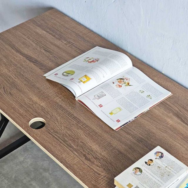 Bàn làm việc 120x60cm gỗ plywood hệ Slean HBSL042