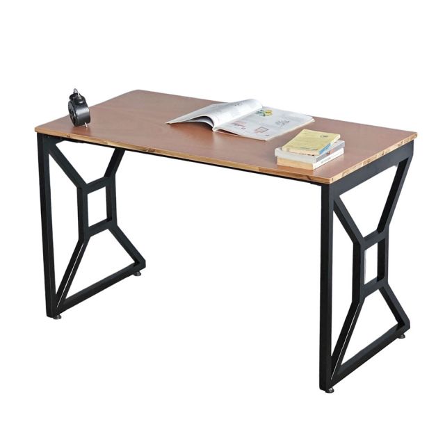 Bàn làm việc 120x60cm ván otim phủ veneer gỗ xoan đào hệ Slean HBSL043