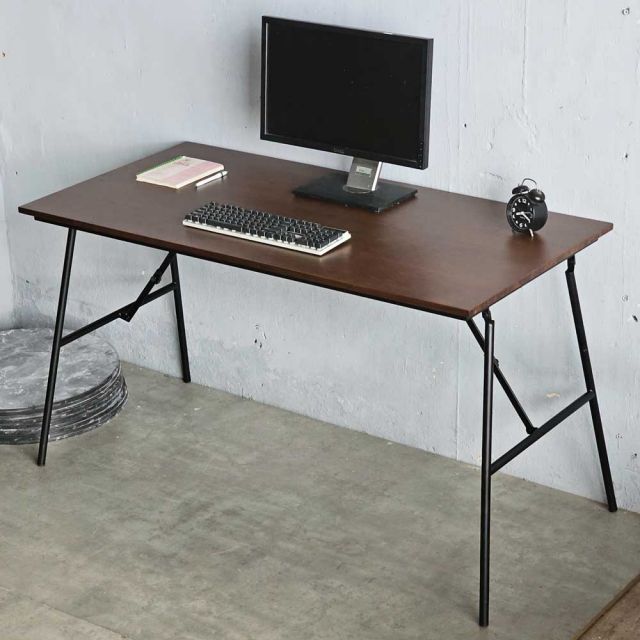 Bàn làm việc gấp gọn 140x70cm ván otim phủ veneer sồi SPD68227