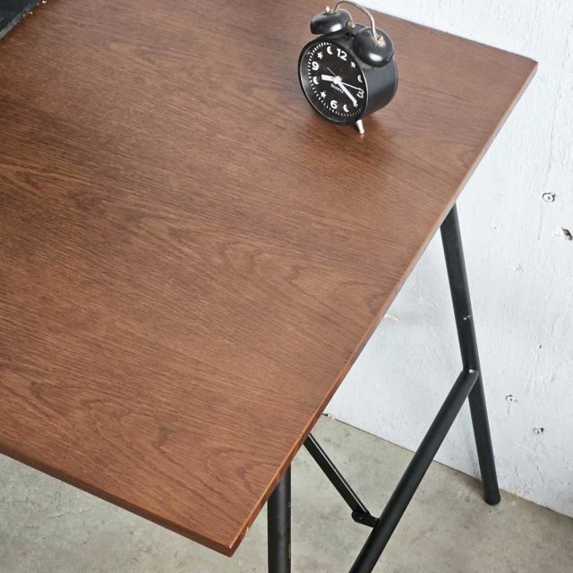 Bàn làm việc gấp gọn 140x70cm ván otim phủ veneer sồi SPD68227