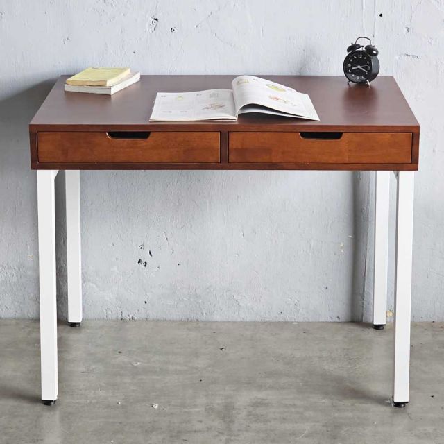 Bàn làm việc có ngăn kéo 100x60cm gỗ cao su BD68134