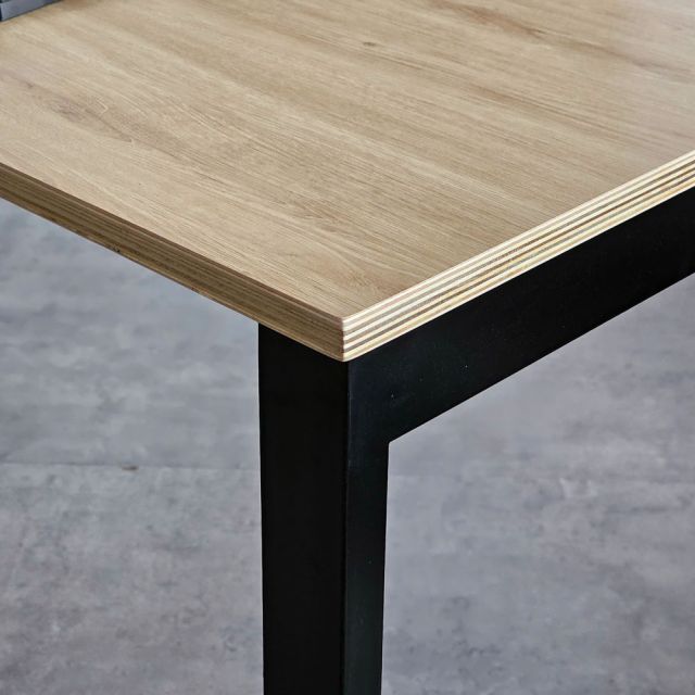 Bàn làm việc 240x80cm gỗ plywood hệ Rectang HBRT102